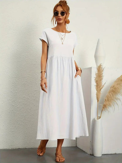 Ares - Sommer-Midikleid mit Taschen