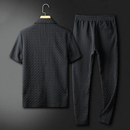 Zweiteiliges Herren-Sommeroutfit aus leichter Baumwolle | Perfekt für heiße Sommertage