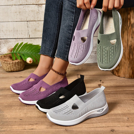 Leichte Damen- & Herren-Walkingschuhe mit rutschfester Sohle für den Sommer | Atmungsaktiv & orthopädisch für den Alltag