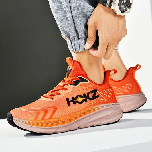 Herren Laufschuhe mit Feder-Sohle, Stoßdämpfung und atmungsaktivem Design
