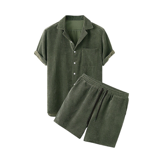 Herren Cord-Sommer-Set – Perfekt für den Sommer