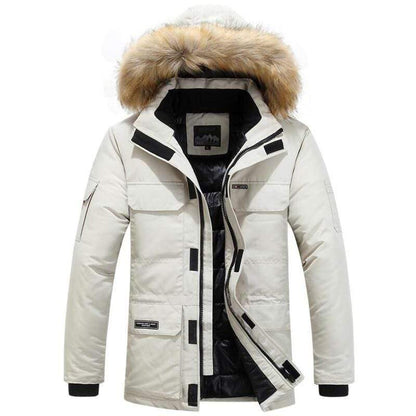 Wasserabweisender Langer Parka Mit Verstellbarer Kapuze Und Seitentaschen | Ideal Für Herbst/Winter
