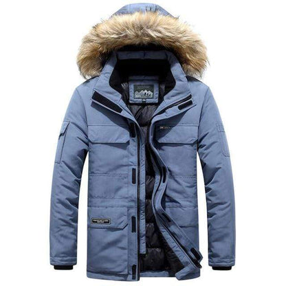Wasserabweisender Langer Parka Mit Verstellbarer Kapuze Und Seitentaschen | Ideal Für Herbst/Winter