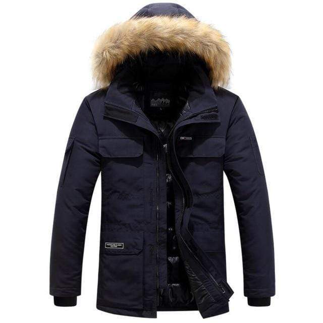 Wasserabweisender Langer Parka Mit Verstellbarer Kapuze Und Seitentaschen | Ideal Für Herbst/Winter
